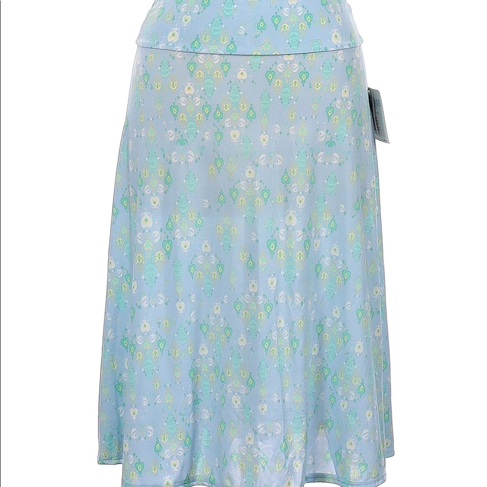 Lularoe Floral Azure Skirt - XL